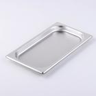 Гастроёмкость GN 1/3 Hanna Knövell, 20 мм, 32.7×17.6×2 см, толщина 0.6 мм, нержавеющая сталь - Фото 1