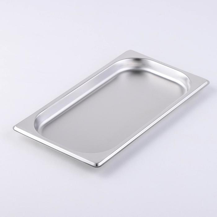 Гастроёмкость GN 1/3 Hanna Knövell, 20 мм, 32.7×17.6×2 см, толщина 0.6 мм, нержавеющая сталь - Фото 1