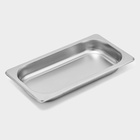 Гастроёмкость GN 1/3 Hanna Knövell, 40 мм, 32.7×17.6×4 см, толщина 0.6 мм, нержавеющая сталь - Фото 2