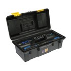 Ящик для инструмента ТУНДРА, 19", 490 х 245 х 215 мм, пластиковый, лоток, два органайзера - Фото 18