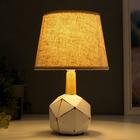 Лампа настольная 16387/1 E14 40Вт белый 22х22х37 см RISALUX - фото 21235210