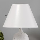 Лампа настольная 16394/1 E14 40Вт белый 22х22х37 см RISALUX - фото 21235224