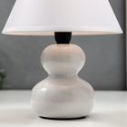 Лампа настольная 16401/1WT E14 40 Вт белый 17×17×24 см - Фото 5