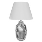 Лампа настольная 16311/1GR E27 40Вт серый 27х27х44 см RISALUX - фото 21235279