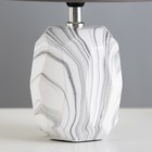 Лампа настольная 16407/1 E14 40 Вт серый 20×20×32.5 см RISALUX - Фото 4