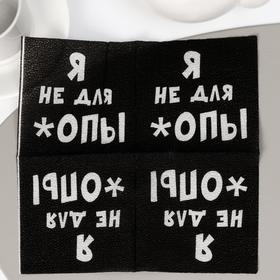 Салфетки бумажные однослойные «Я не для *опы», 24 х 24, 100 шт. (комплект 5 шт)