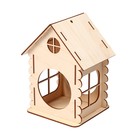 Кормушка для птиц «Изба бревенчатая», 14 × 13,5 × 23 см - Фото 2