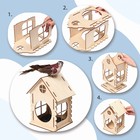 Кормушка для птиц «Изба бревенчатая», 14 × 13,5 × 23 см - Фото 6