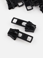 Бегунок для молнии «Трактор», №8, набор 10 шт., чёрный - Фото 2