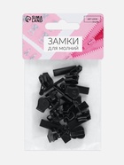 Бегунок для молнии «Трактор», №5, прямоугольный, 10 шт., чёрный - Фото 4