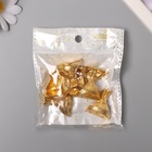 Уголок (ножка) для шкатулки металл "Царская лапа" золото 2,9х2,6 см (комплект 8 шт) - фото 24468016