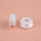 Набор шпулек с нитками, в органайзере, d=20 мм, 25 шт., белый - Фото 4