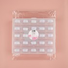 Набор шпулек с нитками, в органайзере, d=20 мм, 25 шт., белый - Фото 7