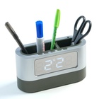 Часы - органайзер электронные с будильником, настольные, с календарем, секундомером, 3ААА - фото 6400877