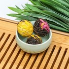 Китайский связанный зеленый чай, 50 г (+ - 5 г), 6 шт, микс цветка - Фото 3