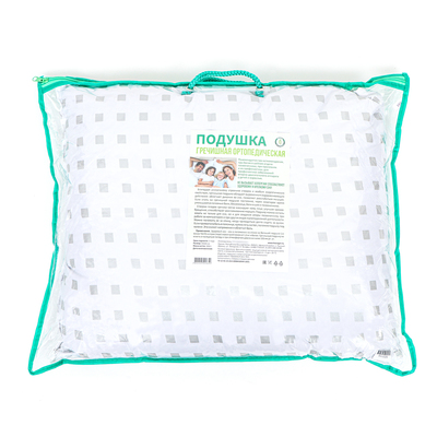 Подушка ортопедическая гречишная, 50×60 см
