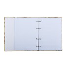 Тетрадь на кольцах А5, 120 листов клетка "Цветы Винтажный узор" - Фото 2