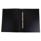 Папка с металлической пружиной-cкоросшивателем 15мм 500мкм Черная 781939