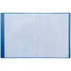 Папка с 60 прозрачными вкладышами А4, 600мкм, синяя - Фото 2