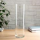 Ваза «Иберетта-400», 3.8 л, h=40 см, d=11.5 см, стекло, прозрачная - Фото 1