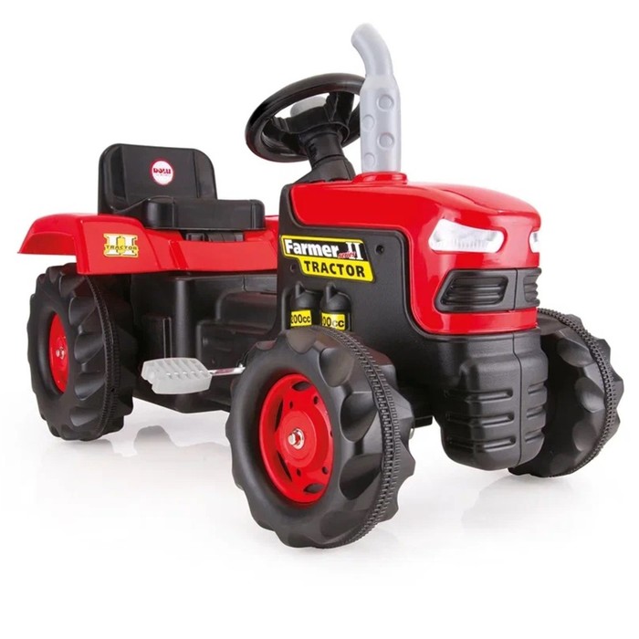 Веломобиль «Трактор», цвет красный - фото 1875774674