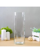 Ваза «Трубка 107», 2.4 л, 30×10.7 см, стекло, прозрачная - Фото 2
