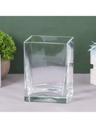 Ваза «Доминик», 700 мл, 7.5×10×14.5 см, стекло, прозрачная - Фото 2