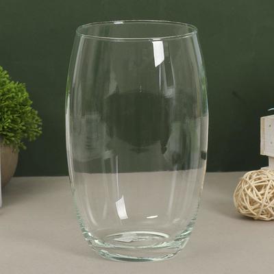 Ваза для цветов «Фестиво», 1.65 л, 20×12.5 см, стекло, прозрачная