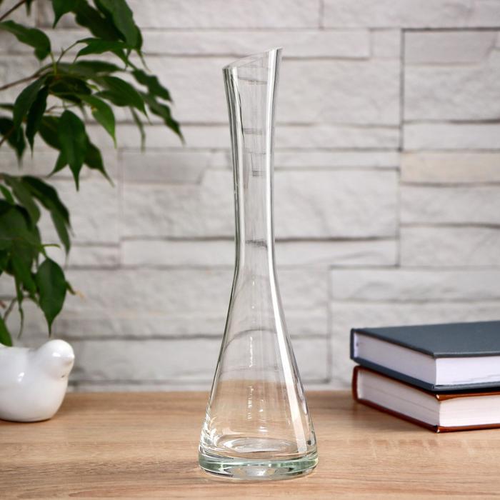 Ваза для цветов «Илза», 200 мл, d=3.5 см, 7×25 см, стекло, прозрачная - Фото 1
