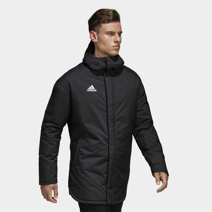 Adidas condivo 18 stadium parka black sale