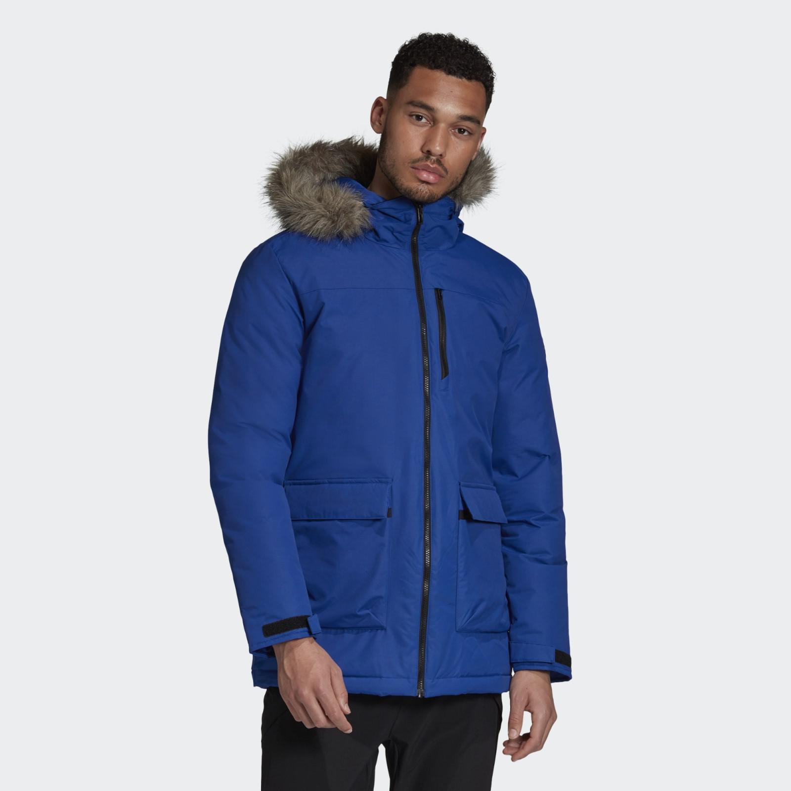 Adidas men's sales xploric parka