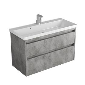 

Тумба MUSKAT 100 темный камень с раковиной Classic 100