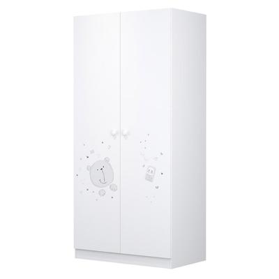 Шкаф French, двухсекционный, 190х89,8х50 см, цвет белый