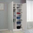 Шкаф French, двухсекционный, 190х89,8х50 см, цвет белый - Фото 2