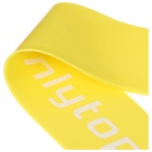 Фитнес-резинка ONLYTOP, 30×5×0.07 см, нагрузка 5 кг, цвет жёлтый - Фото 12