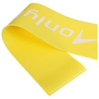 Фитнес-резинка ONLYTOP, 30х5х0,07 см, нагрузка 5 кг, цвет жёлтый - Фото 13