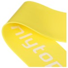 Фитнес-резинка ONLYTOP, 30х5х0,07 см, нагрузка 5 кг, цвет жёлтый - Фото 14