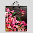 Пакет «Рандеву», полиэтиленовый с пластиковой ручкой, 38×44 см, 90 мкм - Фото 1