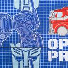 Постельное бельё 1,5 сп Neon Series "Optimus Prime" Transformers 143*215 см, 150*214 см, 50*70 см -1 шт, светится в темноте - Фото 4