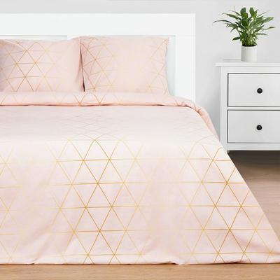 Постельное бельё евро «Этель» Real Beauty, поплин