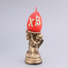 Свеча фигурная "Пасхальный ангел", бронза, 5.5х16.2 см, 175 гр - фото 9571343