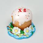 Свеча фигурная "Пасхальный кулич на подставке", 11х9 см, 270 гр - фото 809438903