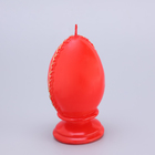 Свеча фигурная малая "Пасхальное яйцо с храмом", 5,5х9 см, 95 гр МИКС - фото 9571353