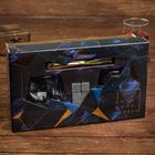 Подарочный набор "Сила. Воля. Успех", камни для виски 6шт, бокал 2шт, щипцы - Фото 3