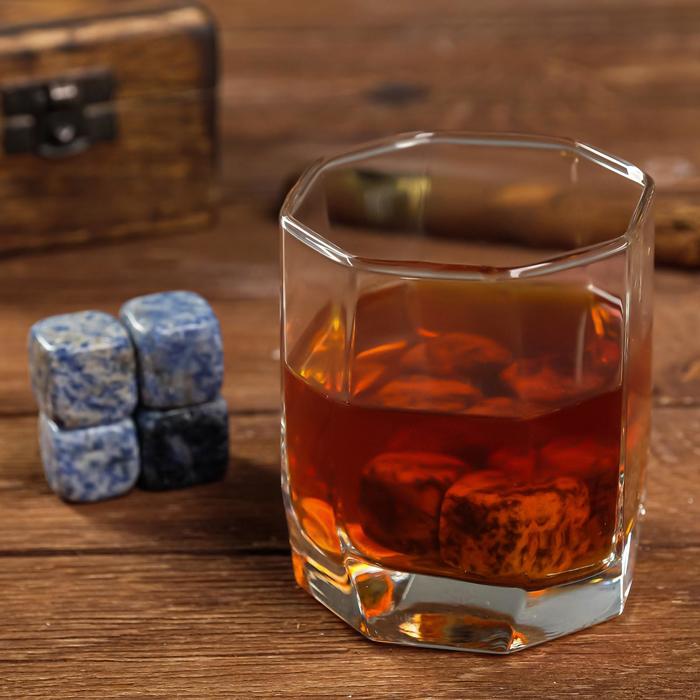 Набор камней для виски «Камни в стакане», 4 шт - фото 1907212774