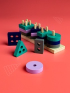 Детская развивающая пирамидка «Собери сам» 4.2×3.5×13 см - Фото 3