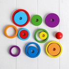 Пирамидка логическая «Сказка», высота 15 см - Фото 4