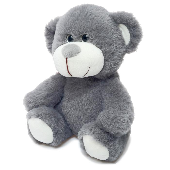 Мягкая игрушка «Медвежонок Сильвестр», цвет серый, 20 см - фото 1907212846
