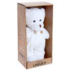 Мягкая игрушка «Медведица Сильва в белом комбинезоне», 33 см - фото 9216609