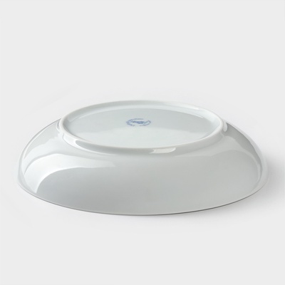 Тарелка фарфоровая глубокая Infinity, 700 мл, d=20,5 см, цвет бирюзовый